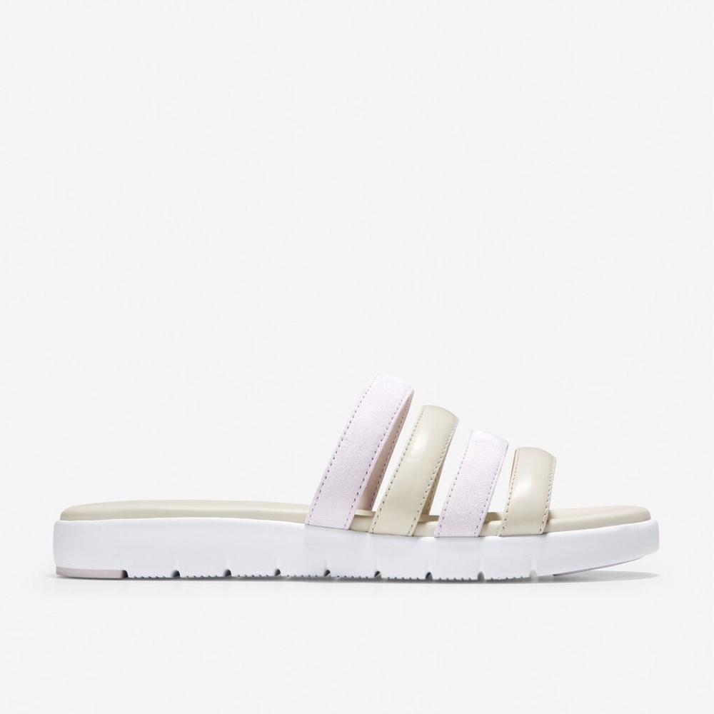 COLE HAAN ZEROGRAND SUEDE STRAPPY SLIDE SANDALS 8 - Picture 3 of 11